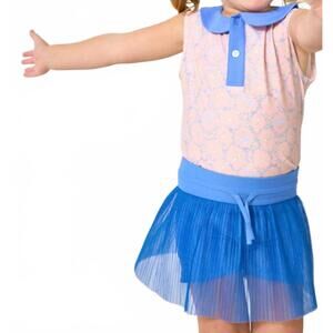 NEW COURTSIDE KIDS love girly tank top in pink